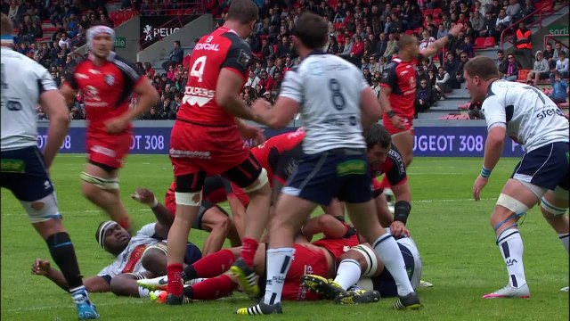 TOP 14 – Toulouse - Agen : 52-19 Essai 2 Gaël FICKOU (TLS) – J23 – Saison 2015-2016
