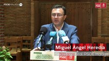 Heredia - 'Málaga es de las más beneficiadas en comedores escolares gracias a Susana Díaz'
