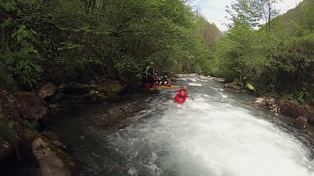 Salat 2016 - Pau Canoé Kayak - Passage en S du moyen Salat