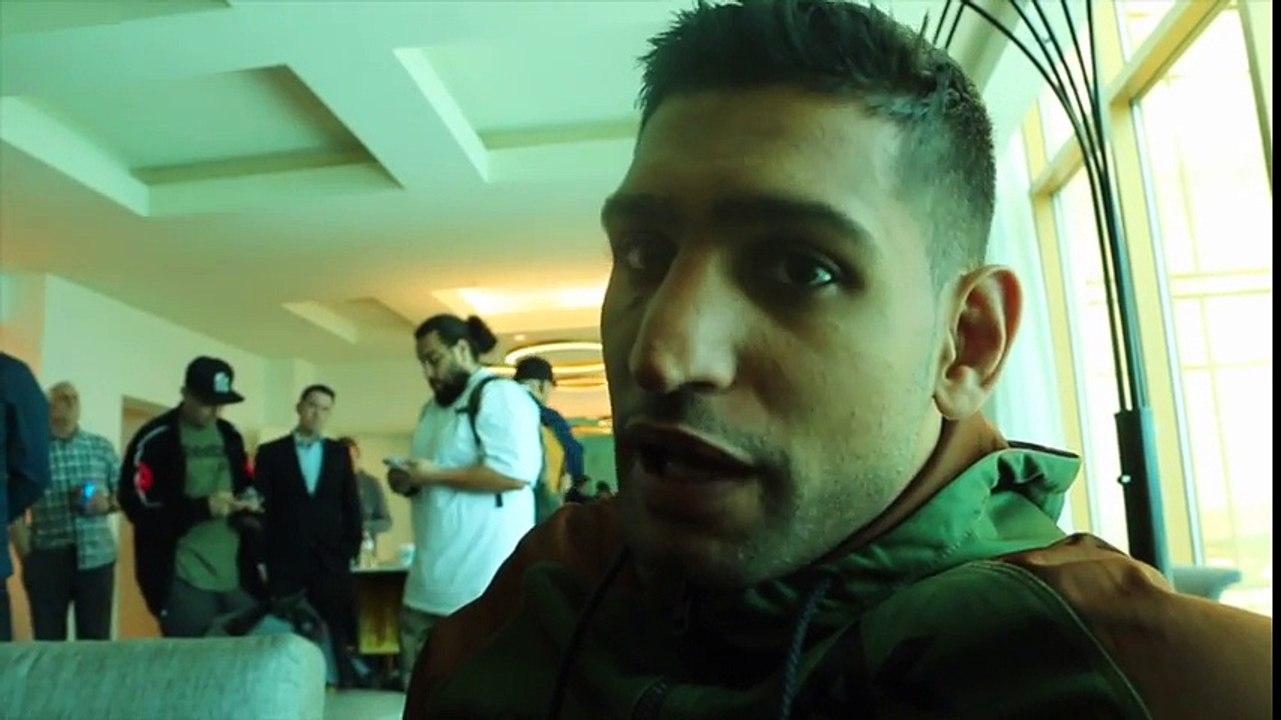 AMIR KHAN REACTS TO DEVASTATING KNOCKOUT DEFEAT TO CANELO - & SAYS HE 'NEEDS TO FIGHT GOLOVKIN'