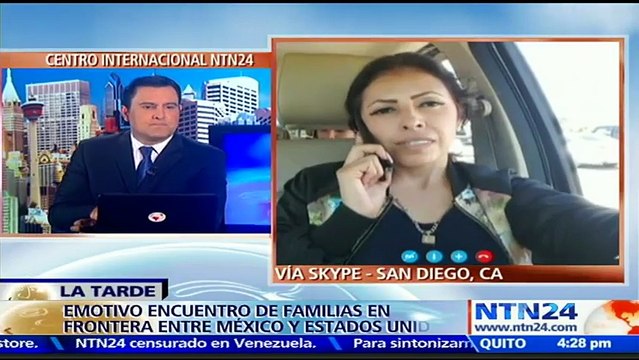 Ver a mi mamá fue mi regalo: mujer residente en EE.UU. sobre reencuentro con su familia en la frontera con México