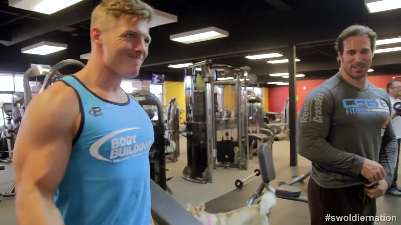 Mike O Hearn Training Arms With Steve 2013 ( Bodybuilding TV )