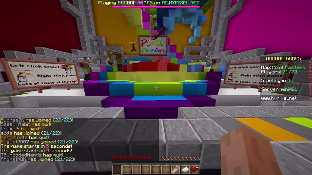 PIXEL PAINTERS MINECRAFT MINI GAME W/ ZAILETSPLAY #3