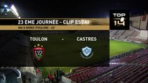 TOP 14 – Toulon - Castres : 17-7 Essai Ma'a NONU (TLN) – J23 – Saison 2015-2016