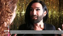 Conchita Wurst stellt ihr Wachs-Double in Berlin vor