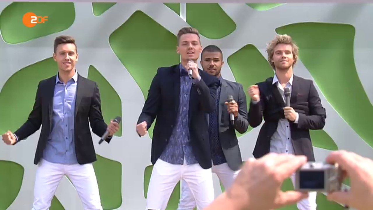 Feuerherz - Ohne Dich (Live @ ZDF-Fernsehgarten, 26.07.2015)