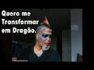 Homem tira Orelha para ter a aparência de Dragão - Guardei a Fé