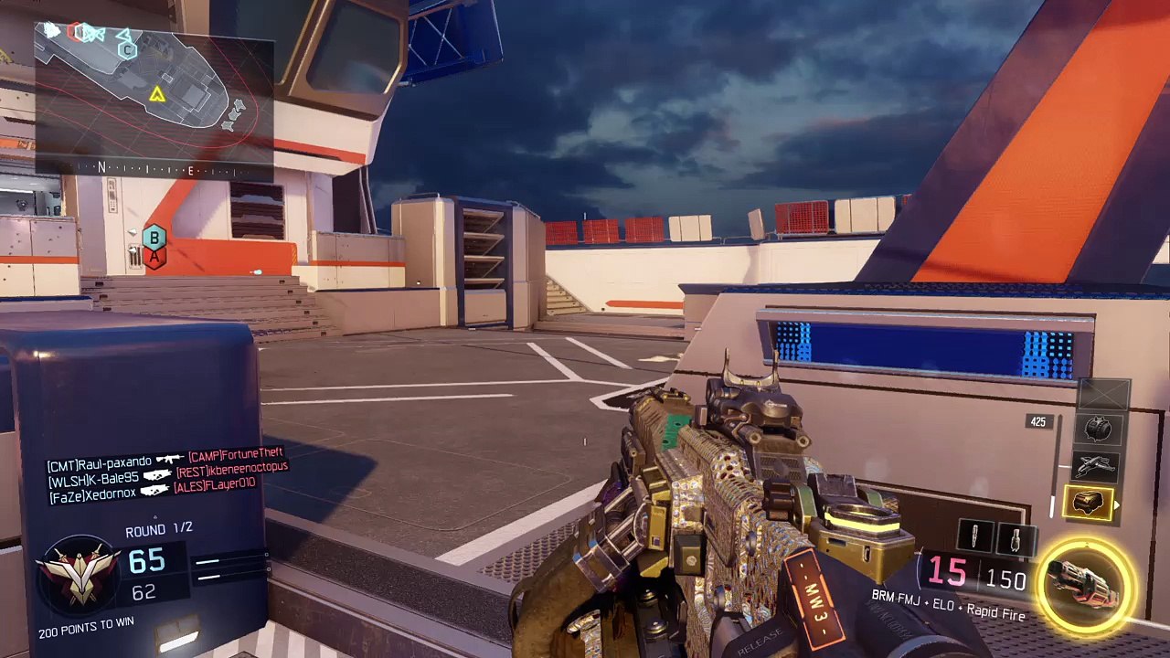 Call of Duty®: Black Ops III skyjacked pwnage (28-5 wraith and raps gameplay)