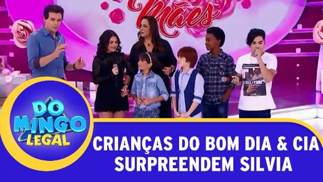 Crianças do Bom Dia & Cia surpreendem Silvia Abravanel!