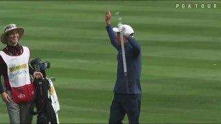 Christopher Meyers double eagles No. 18 at Nature Valley First Tee Open