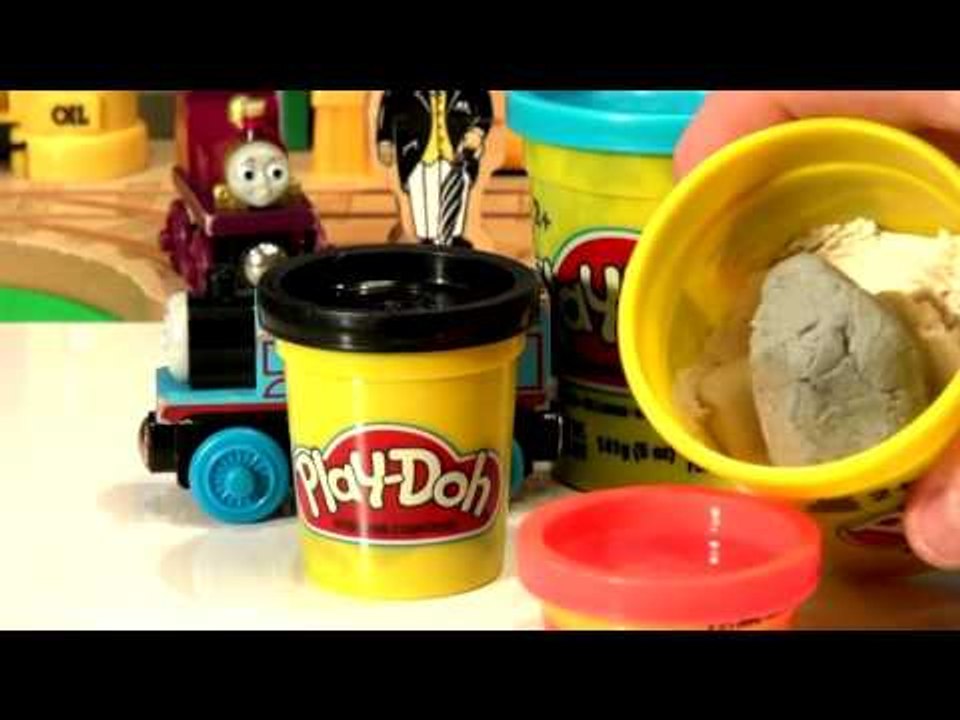 Stop Motion Thomas the Train from Play Doh with...