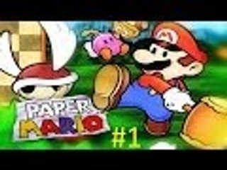 Kratos plays Paper Mario Part 1: Peach gets kidnapped