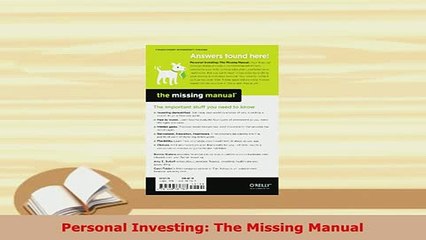 PDF  Personal Investing The Missing Manual PDF Book Free