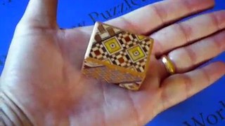 14 Step Mame Yosegi Traditional Japanese Puzzle Box