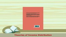 Download  Theories of Income Distribution Free Books