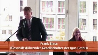 Vortrag von Frank Blase, Geschäftsführer igus® GmbH