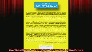 FREE DOWNLOAD  The Third Wave An Entrepreneurs Vision of the Future READ ONLINE