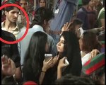 Camera Caught Man Misbehave with Females in PTI Jalsa Lahore - 1st May 2016 (1)