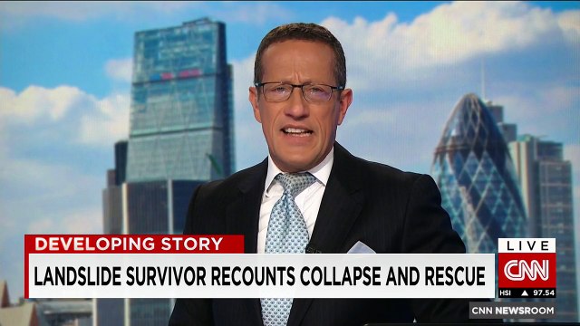 Landslide survivor recounts collapse and rescue