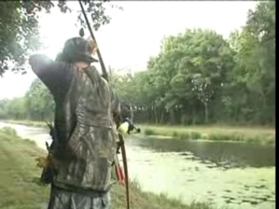 Moulinet de chasse à l'arc du ragondin