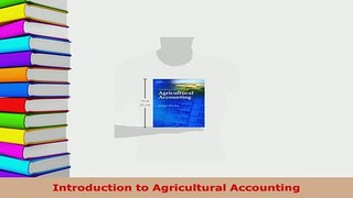 PDF  Introduction to Agricultural Accounting PDF Full Ebook