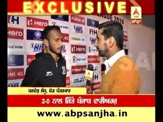 What did SV Sunil say after Punjab Warriors victory ?