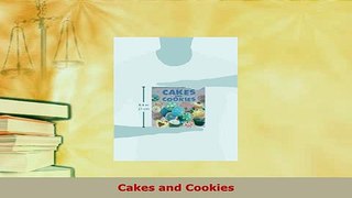 PDF  Cakes and Cookies PDF Book Free