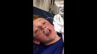 Funny Video - Boy high on anesthesia is having the best time ever (Full vid) - YouTube [720p]