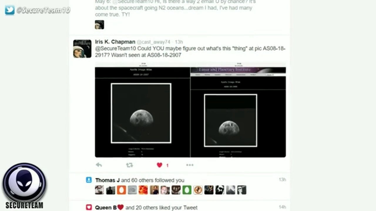 Something Strange on Moon