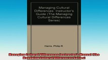 FREE DOWNLOAD  Managing Cultural Differences Instructors Manual The Managing Cultural Differences  DOWNLOAD ONLINE