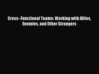 [Read PDF] Cross- Functional Teams: Working with Allies Enemies and Other Strangers Ebook Online