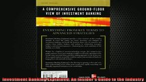 FREE DOWNLOAD  Investment Banking Explained An Insiders Guide to the Industry  DOWNLOAD ONLINE