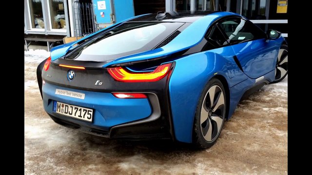 2014 / 2015 BMW i8 Start Up, Test Drive, and In Depth Review