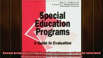 READ book  Special Education Programs A Guide to Evaluation Essential Tools for Educators series Full Free