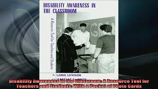 READ book  Disability Awareness in the Classroom A Resource Tool for Teachers and Students With a Full Ebook Online Free