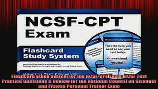 READ book  Flashcard Study System for the NCSFCPT Exam NCSF Test Practice Questions  Review for Full Ebook Online Free