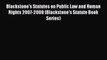 [Read book] Blackstone's Statutes on Public Law and Human Rights 2007-2008 (Blackstone's Statute