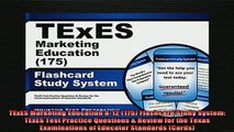 DOWNLOAD FREE Ebooks  TExES Marketing Education 812 175 Flashcard Study System TExES Test Practice Questions Full Free