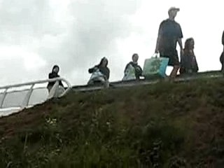 Hellfest 2007 passage de banderolle michelin