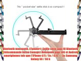 Bluetooth monopode ETpower® Selfie stick sans fil Bluetooth Télécommande Bâton Comapct Monopode