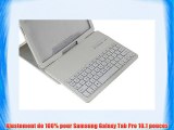 Continu® Détaché (English QWERTY keyboard) ABS clavier Bluetooth avec Folio étui en cuir Coque