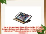 Étui en Cuir pour Apple iPhone 6 Plus / 6s Plus (55) MH Designs® Étui pour Apple iPhone 6 Plus