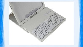 Continu® Détaché (English QWERTY keyboard) ABS clavier Bluetooth avec Folio étui en cuir Coque