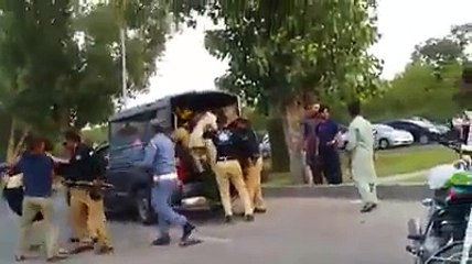 Video Evidence of how 10 policemen tortured imran khan nephew abdullah khan