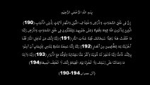 Beautiful Recitation of Ale Imran verse 190-194 surat Ale Imran ki ayat 190-194 ki khubsurat tilawat