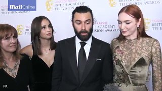 Poldark's Aidan Turner shares a secret about his abs at BAFTAs _ Daily Mail Online