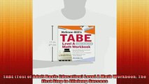 READ book  TABE Test of Adult Basic Education Level A Math Workbook The First Step to Lifelong Full Free