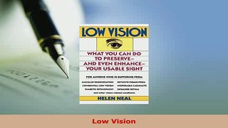 Download  Low Vision PDF Book Free