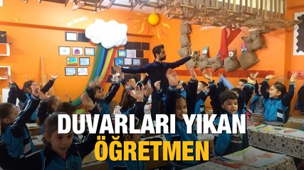 Özel Haber: Duvarları yıkan öğretmen