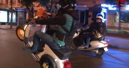 Motosiklet Sürücüleri Trafiği Altüst Etti